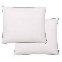vidaXL Almohadas de Plumón/Plumas Blanco (2 unidades) Ropa Cama Hogar Decoración Dimensiones 70 x 60 cm (720 gramos), 80 x 80 cm (1100 gramos) - details 0