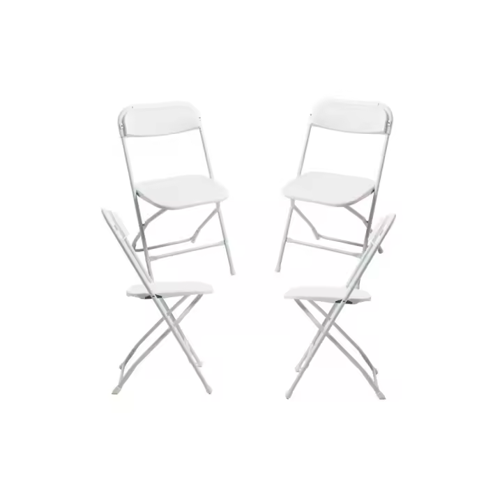 Pack 4 Sillas Dona Plegable - Blanco - 1