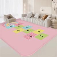 Alfombra De Entrada Con Estampado De Hopscotch De Dibujos Animados Lavable Antideslizante Para Sala De Estar Cocina Y Toilette - details 13
