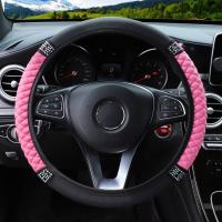 Cubierta De Volante De Coche Suave Con Trenzado Para 37-38 CM Antideslizante Con Anillo Interior Accesorio De Estilo Para Volante - details 5