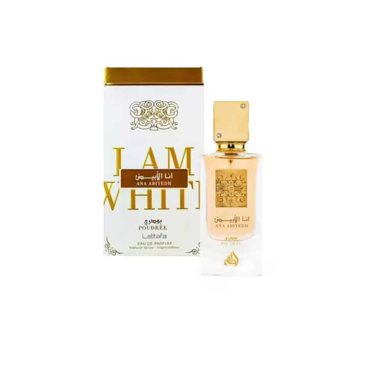 Lattafa Ana Abiyedh Poudrée Eau de Parfum para Mujer 60ml - 1