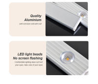 Lámpara LED Para Gabinete Con Sensor De Movimiento PIR Luz Nocturna Sin Cable Ultra-Fina Para Cocina Dormitorio Armario Recargable Por USB Tubo De Barra - details 10
