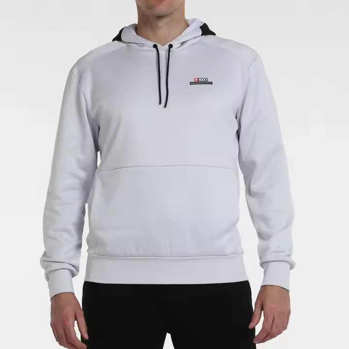 Sudadera Deportiva +8000 Alema 24I Gris Perla para Hombre - 1