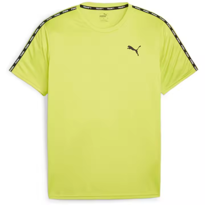 Camiseta de Manga Corta Puma Taped Training Tee para hombre en color verde - 1