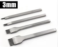 Herramienta De Perforación Para Cuero Con Espaciado De 3/4/5/6mm Herramientas De Costura Y Perforación DIY De Metal Prong 1/2/4/6 - details 2