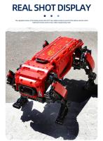 Robot Dog Power RC Construcción Bloques 936PCS Motorizado Modelo Big Alpha De Boston Dynamics Juguetes Técnicos Para Adultos - details 12