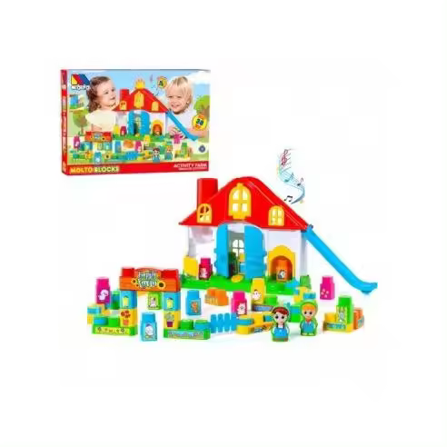 GRANJA ACTIVIDADES + BLOQUES MOLTO Raíz EDADES EDAD DE 1 A 3 AÑOS PRIMERA INFANCIA Todos los juguetes JUEGOS CONSTRUCCION - 1