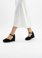 Calzados soraia, Alpargatas de Cuña con Plataforma para Mujer - Sandalias de Esparto con Tira al Tobillo, Punta Cerrada y Acabado en Gamuza Sintética - Calzado Cómodo de Verano Estilo Boho Chic - details 29