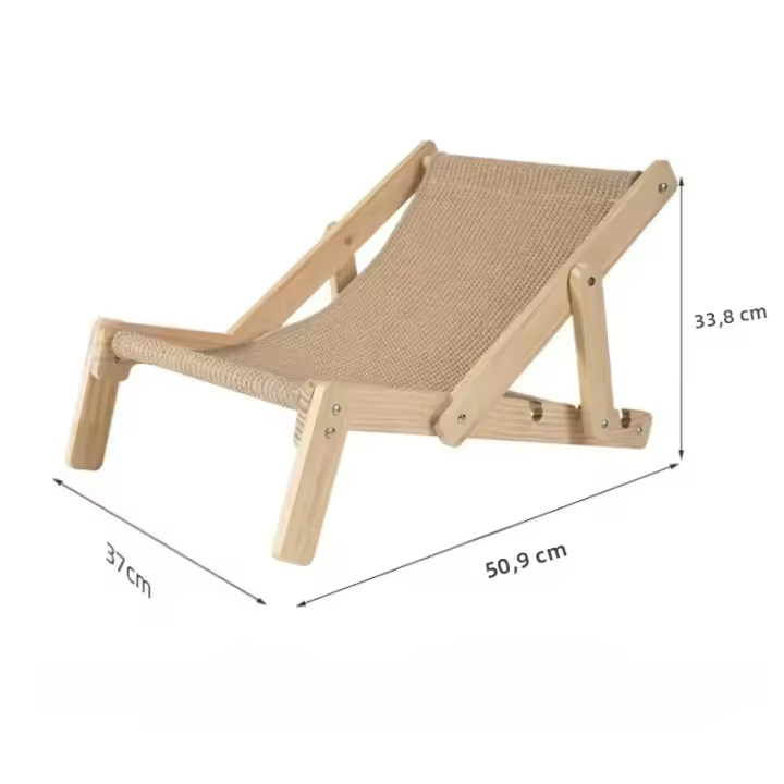 Silla De Tendencia Para Gatos Con Asiento Elevado Y Base De Madera Cómoda Y Ajustable Instalación Fácil Sillín Para Mascotas - 1