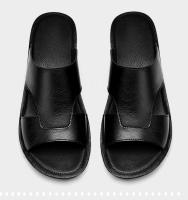 CLOHOO Sandalias De Cuero Para Hombre Casual Cómodas Y Antideslizantes De Verano Calzado De Lujo Para Exteriores Talla Verdadera - details 3
