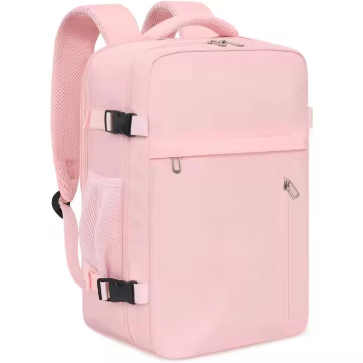 Mochila Viaje Cabina Avion 40x20x25 para Ryanair - Maletas de Cabina Pequeña 20L Equipaje de Mano - con Orificio de Carga USB para Escuela y Ocio - Gris - 1