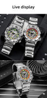 Reloj De Pulsera Mecánico Para Hombre ADDIESDIVE Lujo Esqueleto Automático Vidrio De Zafiro BGW9 Luminoso Diver 200m Acero Inoxidable - details 8