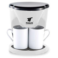 Cafetera eléctrica con dos tazas, 450W. Sistema antigoteo. THULOS TH-CM03 - details 1