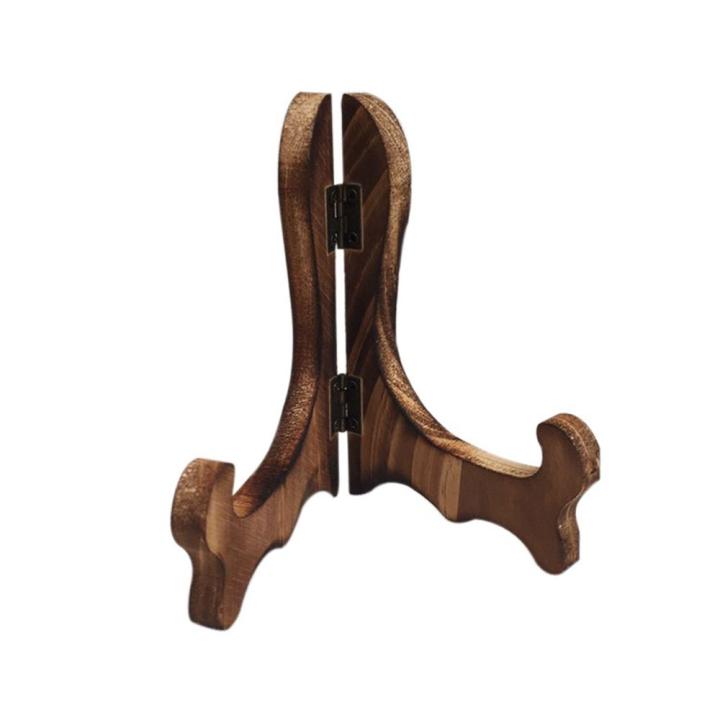 Estante De Madera Plegable Para Exhibición De Platos De Porcelana Soporte Decorativo Para Té Y Pasteles Decoración Del Hogar