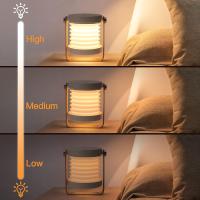 Lámpara de cabecera de luz táctil regulable, lámpara de cabecera portátil lámparas de cabecera con luz nocturna segura mesita de noche portátil - details 2