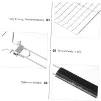 Cesta De Asado En Acero Inoxidable Con Red No Adherente Para Barbacoa Herramienta De Picnic Para Carne Vegetales Y Pescado - details 3