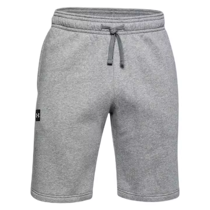 Pantalon Corto Under Armour Rival Fleece para hombre en color gris - 1