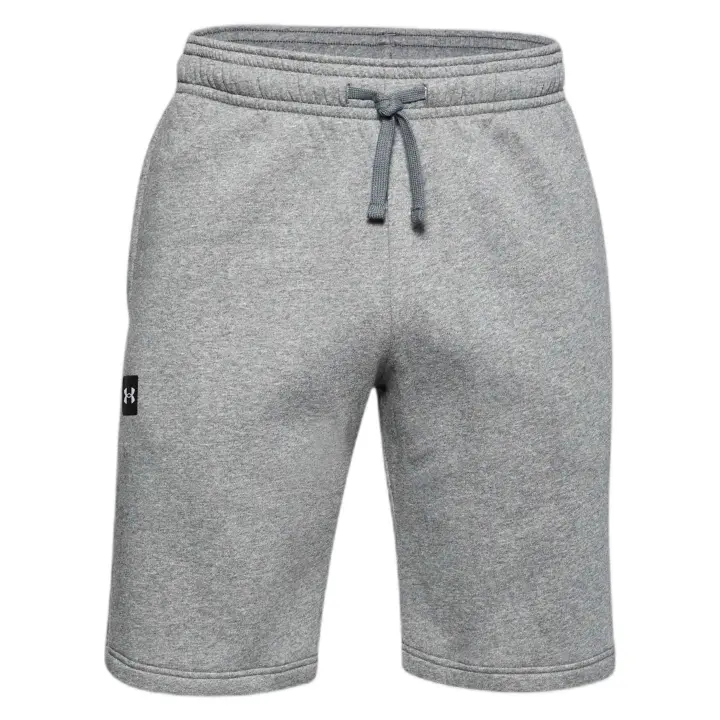 Pantalon Corto Under Armour Rival Fleece para hombre en color gris - 1