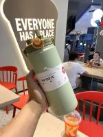 Botella Térmica De Acero Inoxidable 1.2L Con Tapa Y Pajita Mantener Frío Y Caliente  Aislante Ecológica Para Agua - details 1