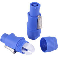 10Pcs Conector De Poder 3Pin Powercon XLR 20A Plug Power Socket NAC3FCA NAC3MPA NAC3FCB Adaptador Macho Para Escenario Luz LED Pantalla - details 1