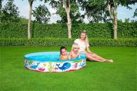 Piscina Infantil para Niños Redonda 152x30 cm, Fácil Montaje, Resistente y Segura Bestway Rígida - details 0