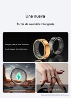 Anillo inteligente Somatosensorial Contador de pasos Monitoreo DE LA Salud del Sueño del pacpo cardiaco IP68 in prueba de Agua - details 2