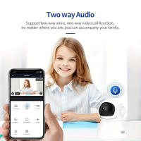 Cámara de Seguridad 1080P HD, Cámara de Vigilancia PTZ con rotación horizontal de 360 ° y vertical de 110 °, seguimiento Automático, Visión Nocturna, detección de movimiento, audio bidireccional - details 4