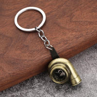 Llavero Mini Turbo Turbocargador Con Turbina Giratoria Llavero De Anillo Para Coche Accesorios De Interior Del Coche - details 1