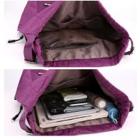 Mochila De Viaje Oxford Impermeable Y Duradera Plegable De Color Sólido Estilo Fashion Para Escuela Y Exterior - details 3