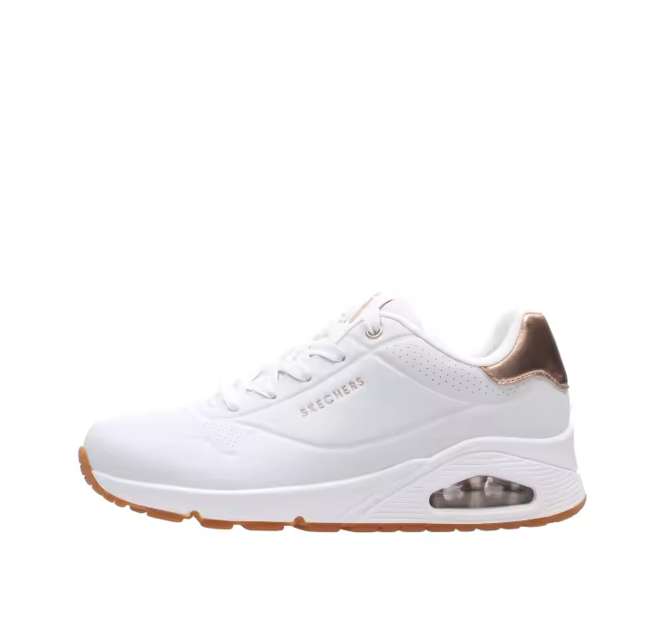 Skechers-Uno-Blanco Dorado 177094 WHT - 1
