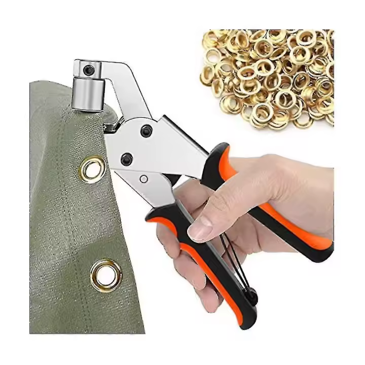 Eyeletpliers For Tarpaulins,eyeletpliers Set With 300eyelets (diameter 10 Mm),eyeletpliers 10 Mm Fo Ty - 1