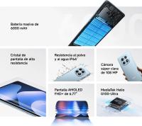 Xiaomi Redmi Note 15 4G 8+256GB,AMOLED FHD+ 6,77", Helio G100 Ultra, 108MP, 6000mAh, NFC, IP64 Movil Libre Original - details 1