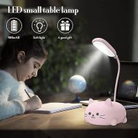 Lámpara de Mesa LED con forma de Gato, Brazo flexible, recargable por USB, Protección ocular, lámpara de Lectura - details 1