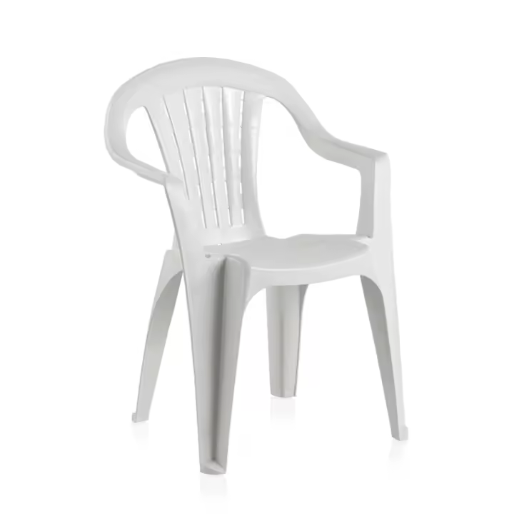 SP Berner Silla Ambassador para Exterior - Alta Calidad y Fácil Limpieza - Color Blanco - 1