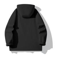 Chaqueta De Senderismo Ligera Para Mujer Color Sólido Manga Larga Suéter Con Capucha Impermeable Y Resistente Al Viento Ropa De Exterior - details 16