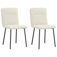 vidaXL Sillas de comedor 2 unidades terciopelo en color Gris oscuro/Verde claro/Azul y más | cómodas modernas ergonómicas para comedor cocina salón hogar - details 9
