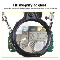 TE-801 Clip Auxiliar De Soldadura Con Aumento Magnificador Herramienta De Soporte Para Placa De Circuito Electrónico Y Soldador - details 3