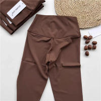 Leggings De Yoga Para Mujer De Cintura Alta Y Sin Costuras Leggings De Gimnasio Con Elasticidad Secado Rápido Slim Push up Para Correr Y Ejercitarse - details 4