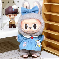 Ropa De Peluche Labubu Para Bebé 17cm Accesorios De Anime Lindo Y Moderno Traje De Hoodie Para Regalo De Navidad Unisex - details 17