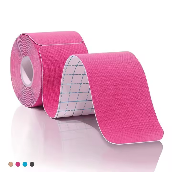 Cinta De Kinesiología Pre-Cortada WorthWhile 5cm*5m Alivio Del Dolor Muscular Protector De Rodilla Elasticidad Para Deportes Y Recuperación Fitness - 1