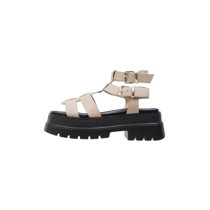 Krack Harmony NIX Sandalias Con Plataforma Mujer Beige - 1