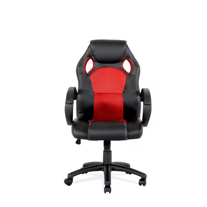 Furniture Style S.L. Silla de Oficina Gaming Olimpia con Respaldo Abatible y Reposabrazos Acolchados en Negro-azul - 1