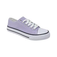 Zapatillas de Lona para Mujer con Cierre de Cordones y Puntera de Goma - details 3