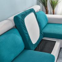 Funda De Sofá Elástica Gruesa En Color Sólido Protector De Muebles Para Sala De Estar Funda De Cojín De Sofá Desmontable - details 31