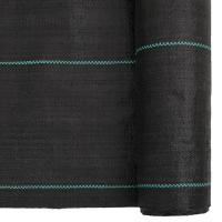 vidaXL Membrana para malezas PP negra 1,5x150 m - details 5