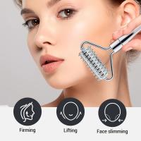 Rodillo De Masaje Facial Y Corporal Con Agujas Microneedles Aplicador De Crema Facial Herramienta Para Adelgazamiento Facial Y Cuidado De La Piel - details 4