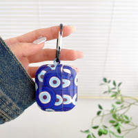 Funda Protectora Para AirPods 3 2 1 Pro2 pro Estilo Azul Con Patrón Ocular Avanzado Funda Suave De Película Adecuada Para Auriculares Y Cabezos - details 12