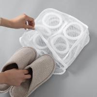 Bolsa De Lavar Zapatillas Malla Especial Para Máquina De Lavar Protección Anti-deformación Para Viaje Y Almacenamiento De Zapatos - details 5