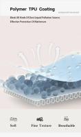 Protector de colchón impermeable, protector de colchón silencioso de tamaño matrimonial con bolsillo profundo ajustable de hasta 11 pulgadas, sábana bajera transpirable acolchada - details 10