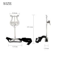 Soporte De Música Portátil Para Clarinete Trompeta Flauta Saxofón Y Otros Instrumentos De Viento Accesorio Para Principiantes Color Plata Material Metálico - details 34
